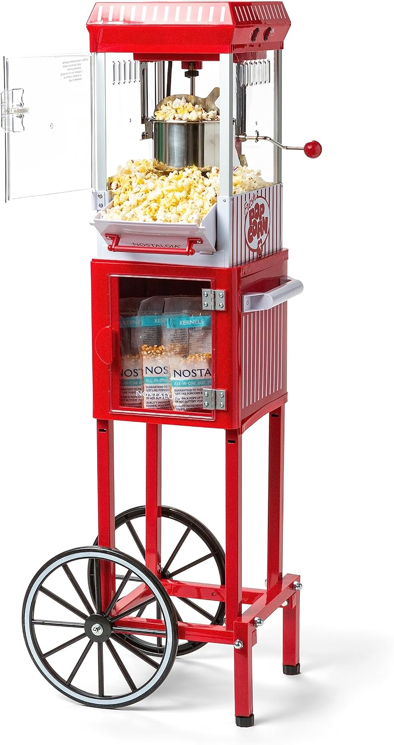 Standing Popcorn Cart Rental